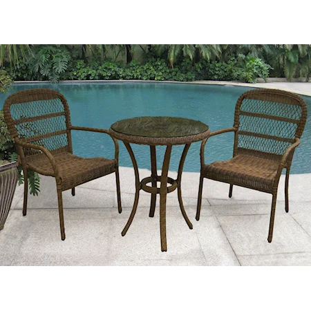 24" Bistro Table & Chair Set